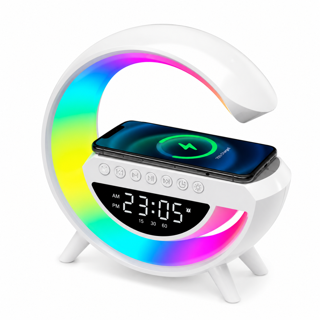 PARLANTE G CON RELOJ 6en1