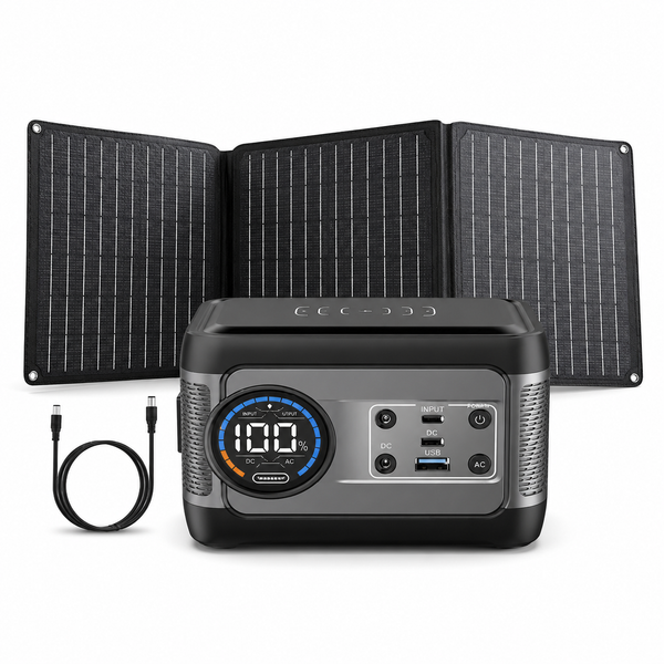 Generador Solar Portátil 100W Multifunción